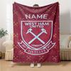 Custom Name Atletico Madrid Crest blanket for Couch & Bed, Plush Cozy Fuzzy Blanket Super Soft & Warm Blankets for Fall and Winter. 0908250