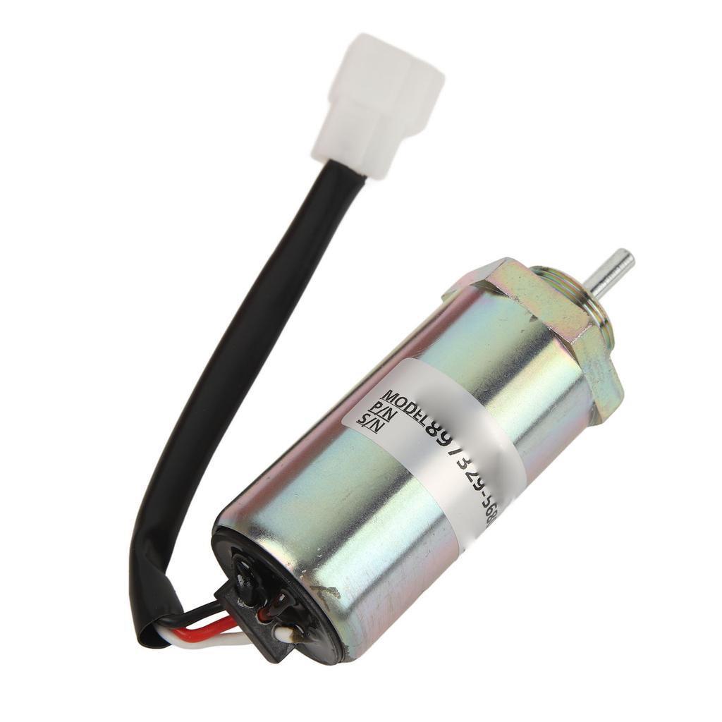 Fuel Stop Solenoid Valve 897329 5680 DC12V Reliable Rugged Fuel Shutoff Solenoid Valve Replacement for Isuzu Engines