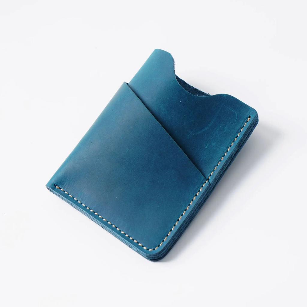 Retro Genuine Leather Credit Card Holder Wallet Bag for Men Small Casual Mini Coin Money ID Business Card Storage Purse Cases