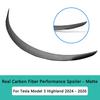 HEENVN Model Y Juniper Spoiler for Tesla Model 3 Highland Real Carbon Fiber Spoiler High Performance Trunk Wing Car Accessories