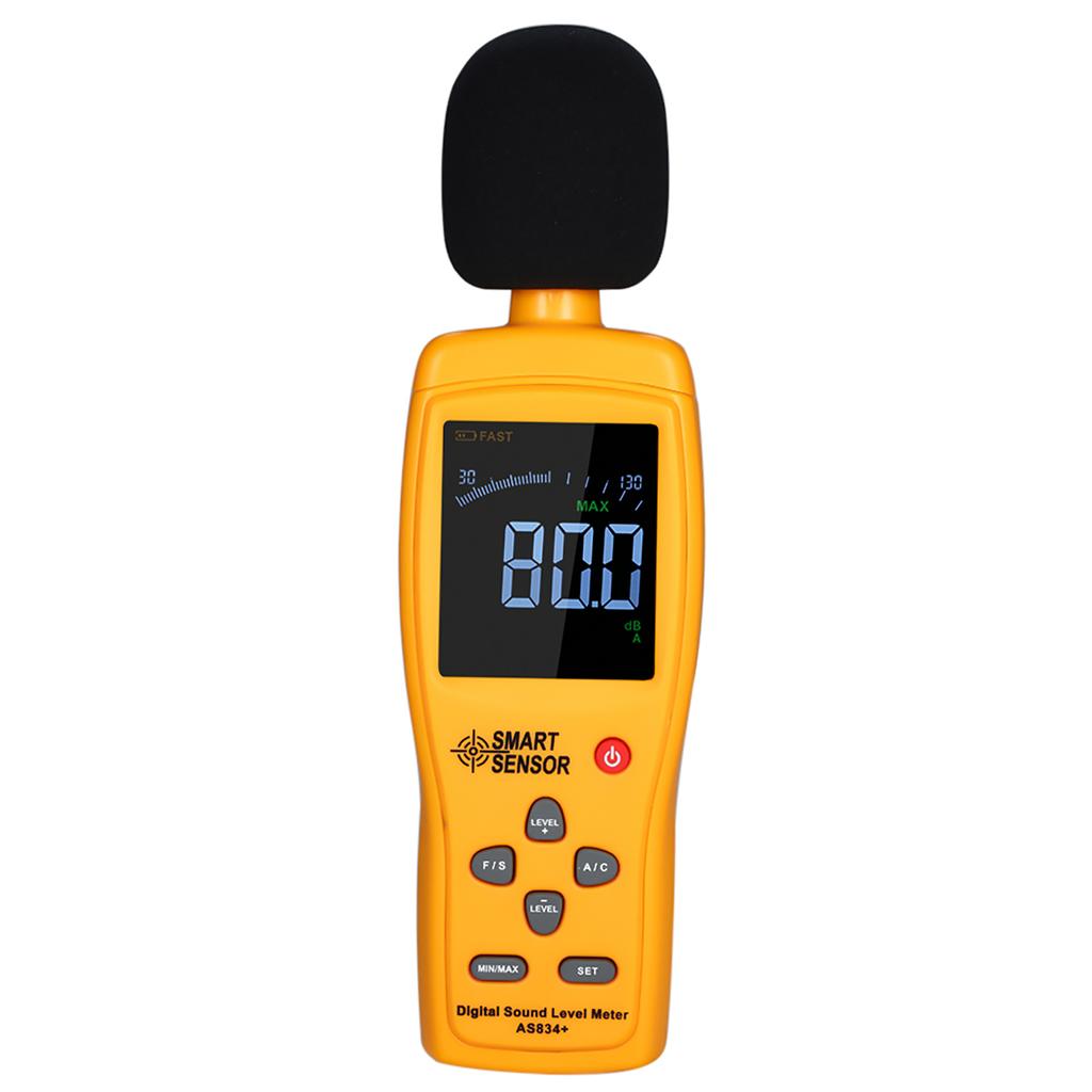 Digital Sound Level Meter Digital Noisemeter LCD Sound Level Meter 30 130dB Noise Volume Measuring Instrument Decibel