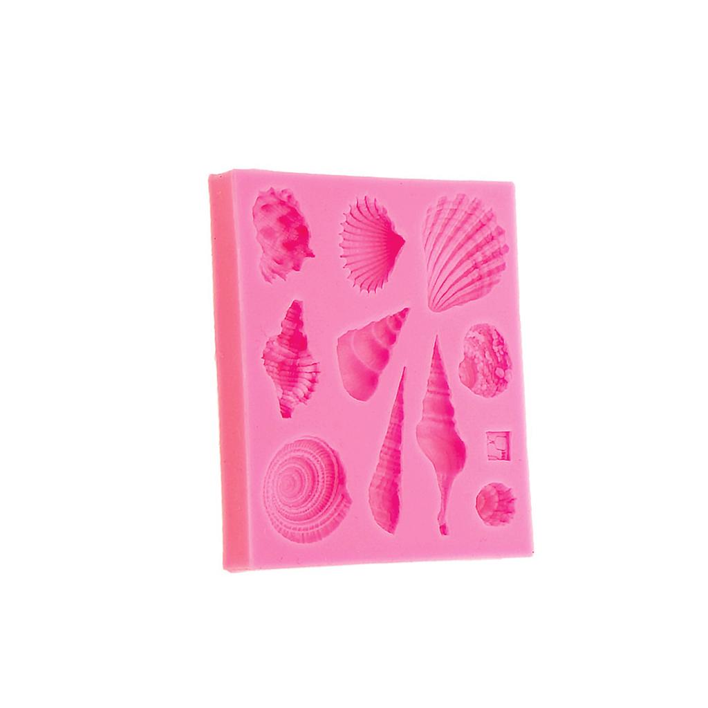 1Pcs DIY Lovely Shell Starfish Conch Sea Silicone Mold Fondant Cake Soap Mold Cake Chocolate