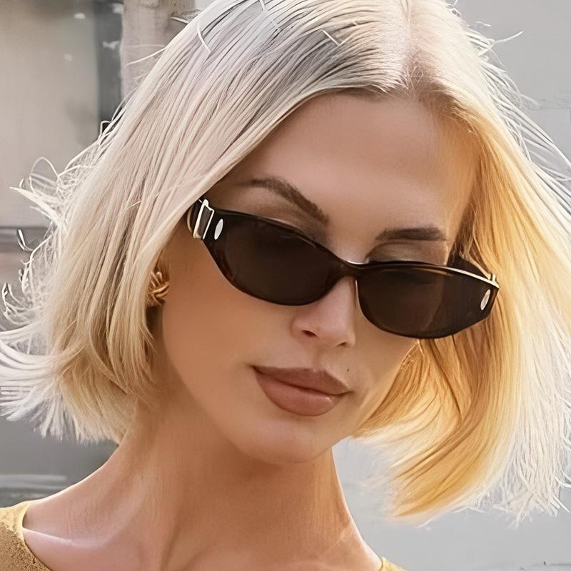 Women's sunglasses, men's and women's fashion small frame sunglasses