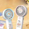 Cartoon Animal Handheld Fan with Hook 3 Speed Adjustable USB Rechargeable Summer Cooling Fan Portable Travel Mini Personal Fan