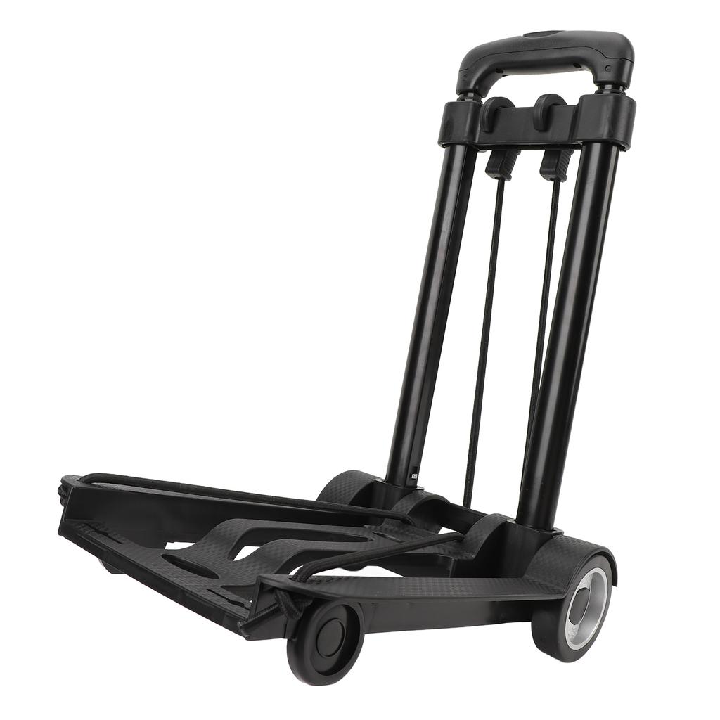 Faltbarer Handwagen Tragbar Große Kapazität Robust 4 Sichere Räder Schwerlast Gepäckwagen für Shoppi