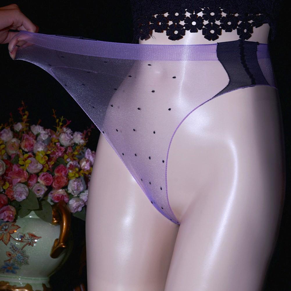 Women Briefs Sleepwear Full Transparency Ultrathin