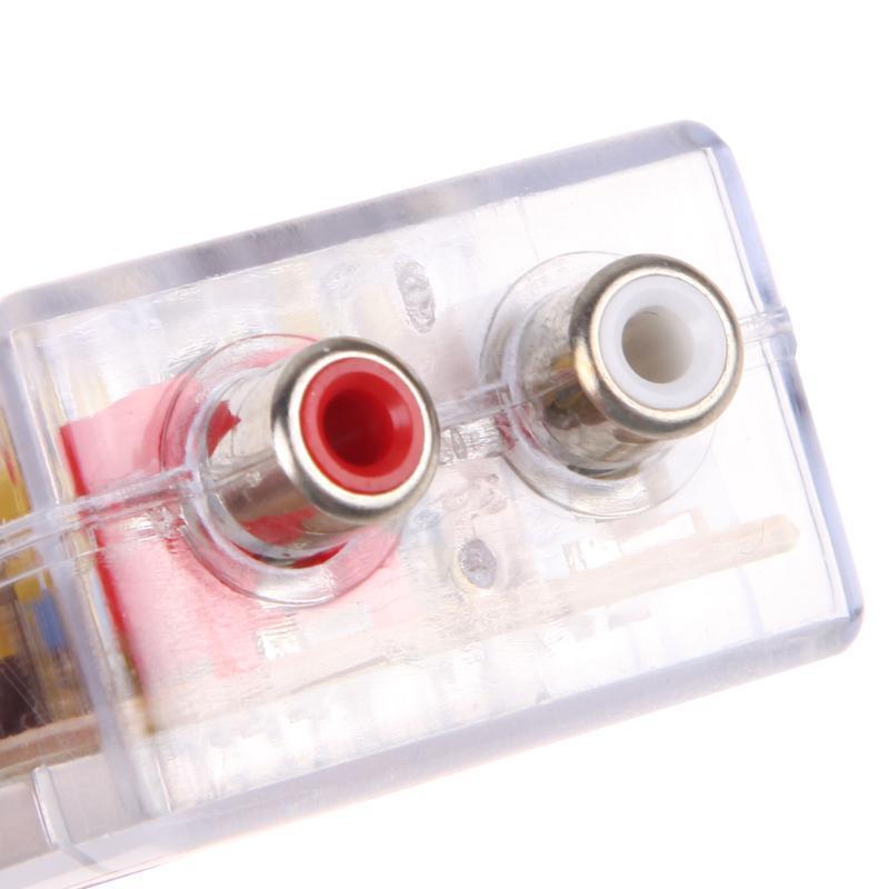 12V Universal Car Stero Radio Speaker High To Low RCA Line Audio Impedance Car Impedance Converter Free Drop Converter