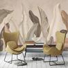 Modern Style Simple Leaf Pattern Photo Mural Wallpaper Living Room Tv Sofa Bedroom Backdrop Wall Paper