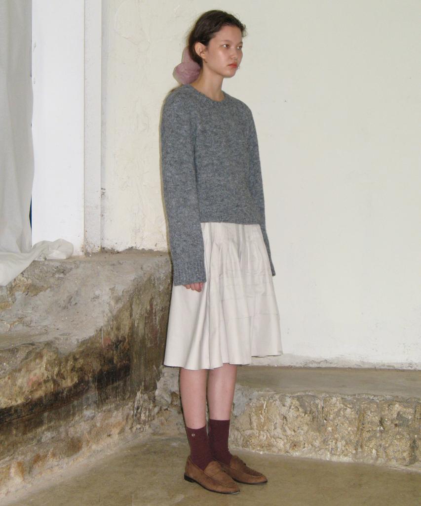 SINOON Mixed Pullover Knit (Melange Gray)