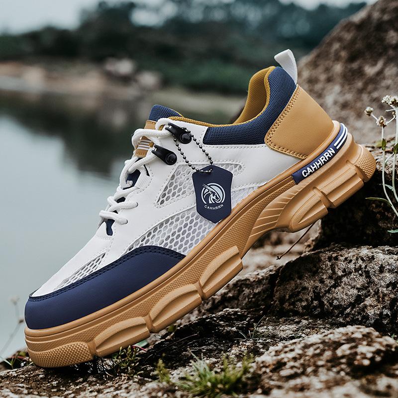 New creek shoes summer wading shoes quick-drying large mesh hollow breathable mesh casual sports shoes tooling Martin shoes