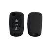 For Hyundai Elantra Accent I20 I30 Ix20 Ix35 Kia Sportage Rio3 Soul Optima Ceed Pro K5 K2 Silicone Car Key Case Cover Keychain