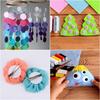 100-300pcs Round Non Woven Felt Circle Pads 15-45mm Colorful Fabric Patches Dots Appliques For DIY Scrapbook Handicrafts Decor