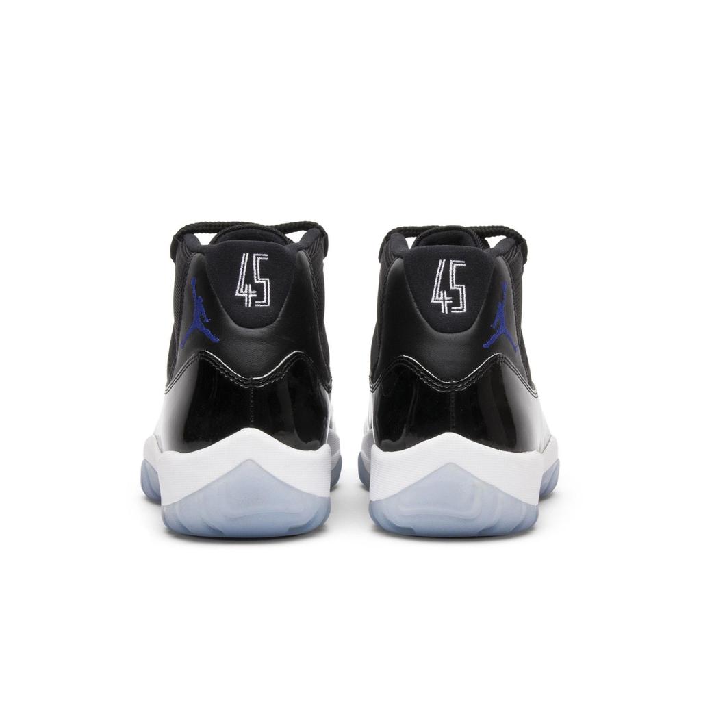 Air Jordan 11 Retro 'Space Jam' 2016 (Unisex) Black / Concord-White Vintage Basketball Shoes 378037 003