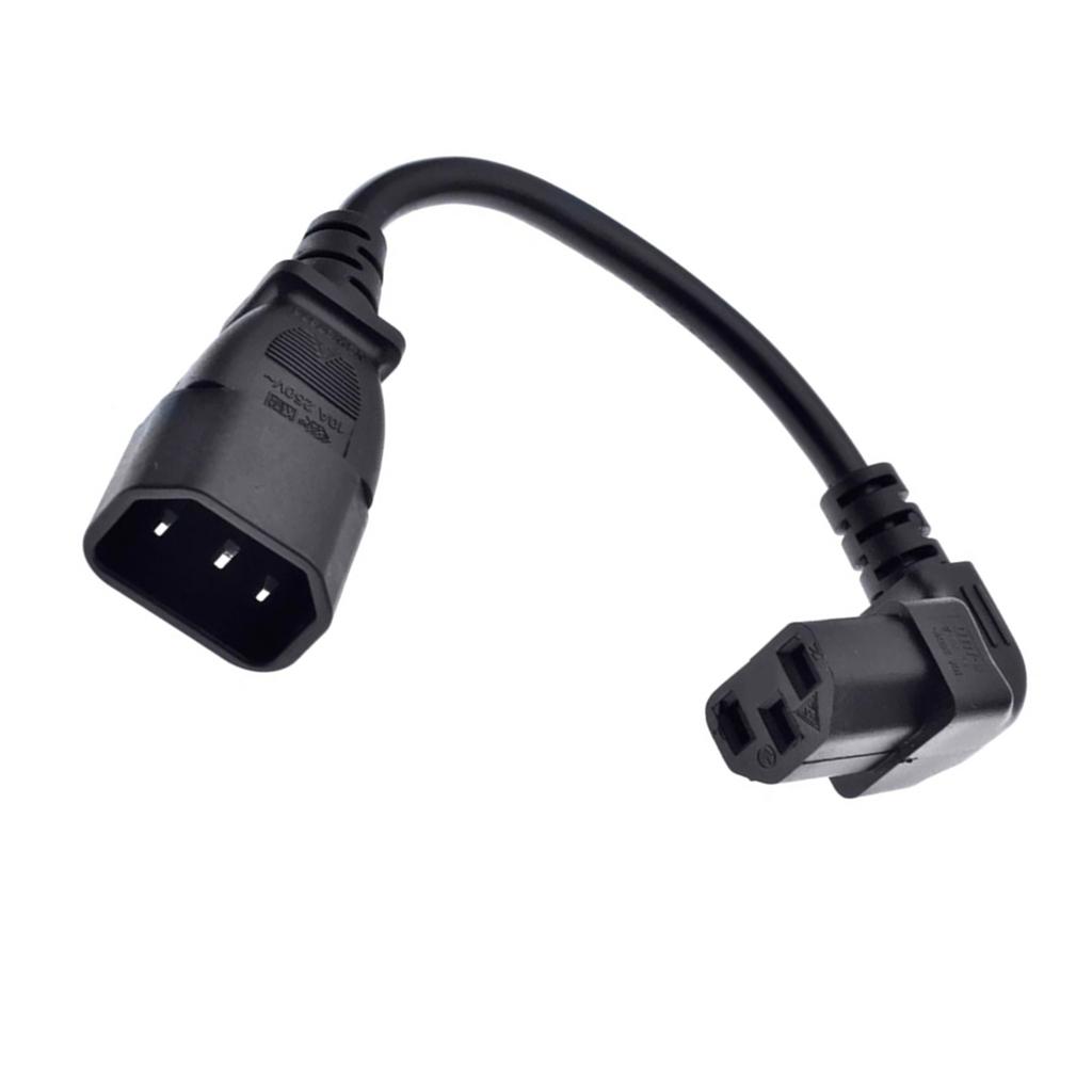 IEC320 C14 To C13 Elbow Cable Cord Efficient & Reliable Power Distribution Solution for Rice Cooker Electric Kettles