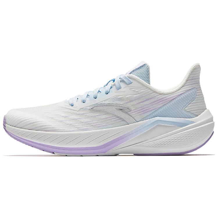 ANTA Women Professional Racing Running Shoes White Light Blue Purple 922525521-2 36