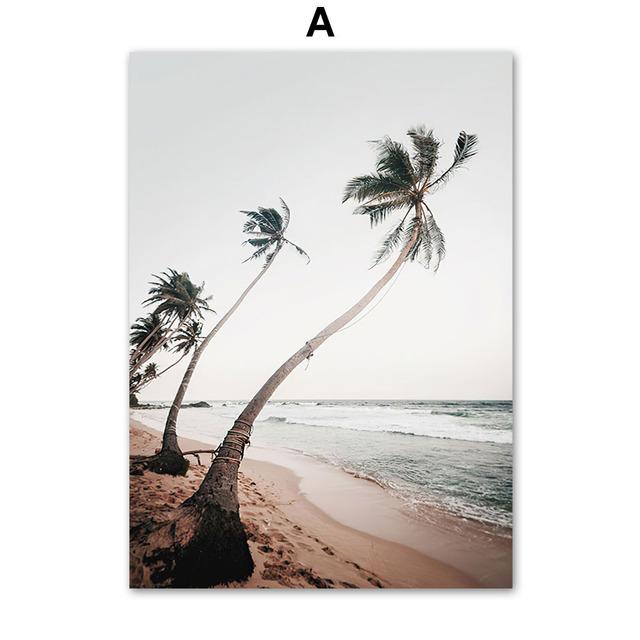 Grains of Sand Arches Grass Reed Palm Cactus Giraffe Nordic Wall Art For Living Room Dec Canvas Painting Poster Print Wall Decor No Frame