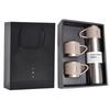 Vacuum Flasks Set Stainless Steel with Handle Portable Insulated Cup Set for Home Business Office