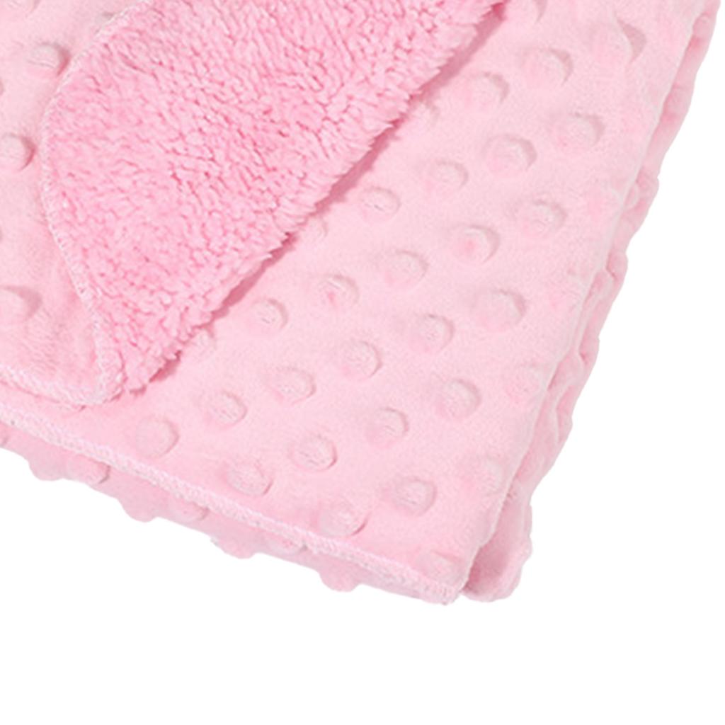 Baby Blanket Lightweight Thermal Newborn Baby Blanket Super Soft Receiving Fuzzy Blanket for