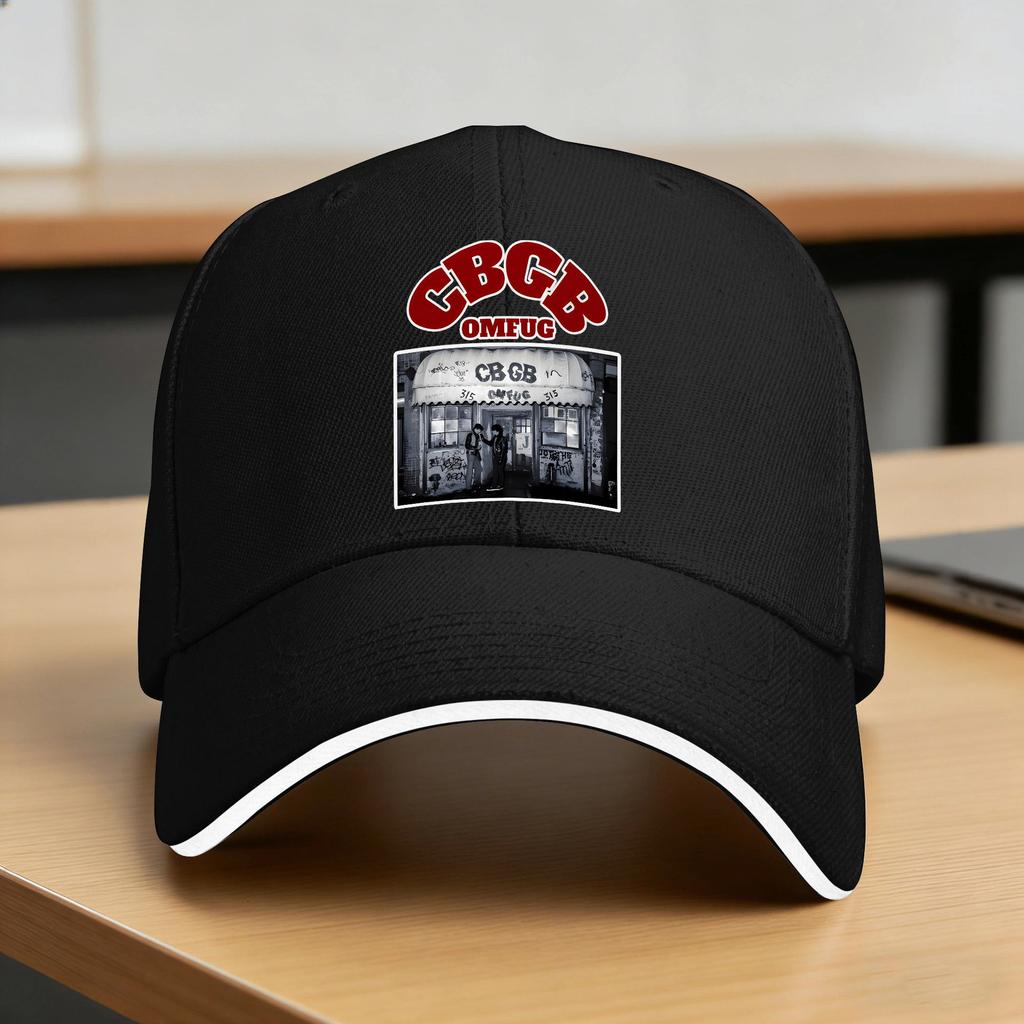 Cbgb Omfug Ležérní Baseballová Čepice Turistika Rybaření Trucker Klobouk Jaro Nastavitelná Unisex Unisex Klasické Baseballové Čepice