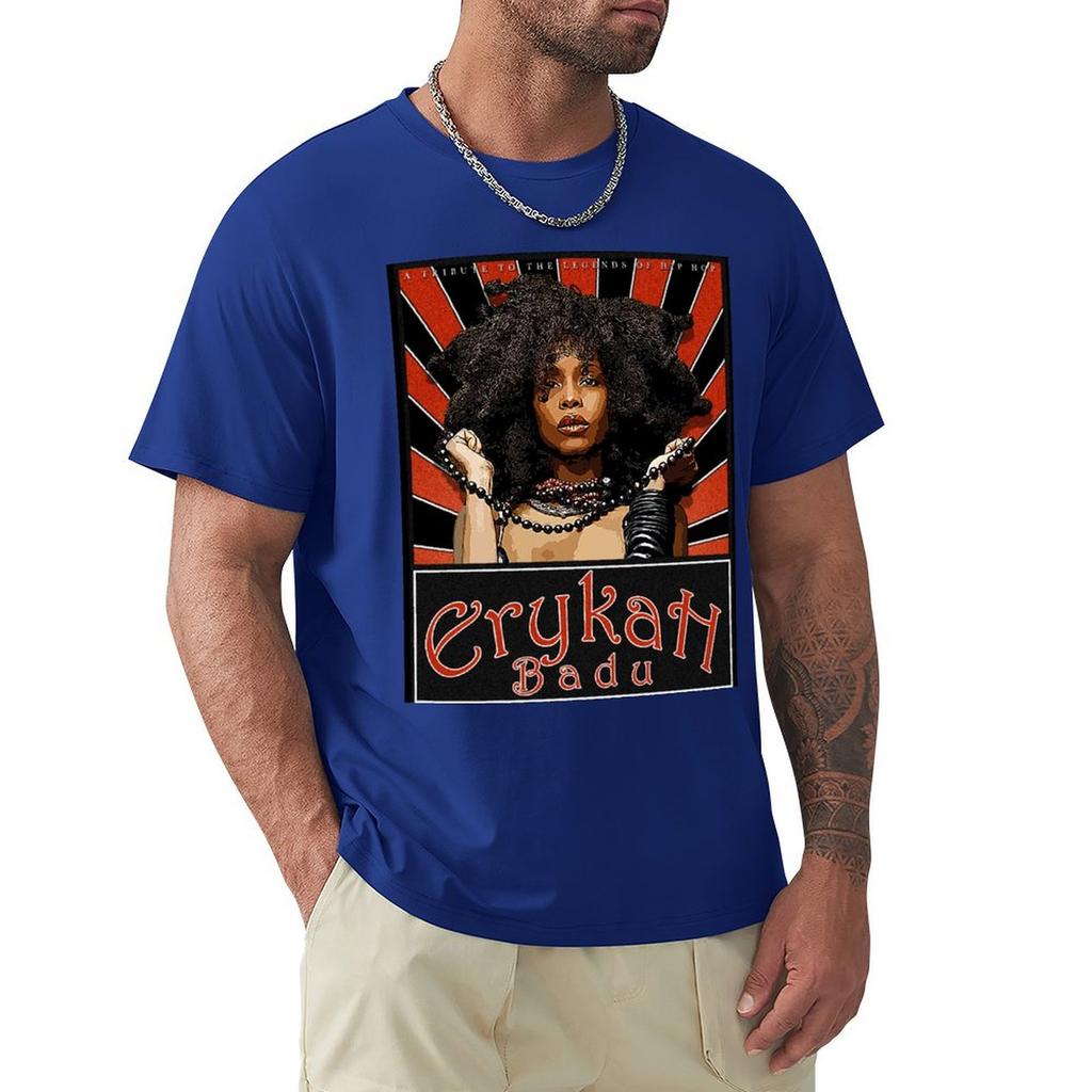 Erykah Badu Hair D-3 T-Shirt Boys Whites Plain Men'S T-Shirt
