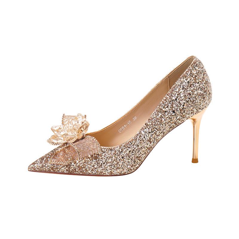 Kristall Schmetterling Brautschuhe - Bequeme Hochzeitsschuhe für Frauen