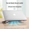 Portable Metal Laptop Stand: Mini Folding Riser & Cooling Bracket Support