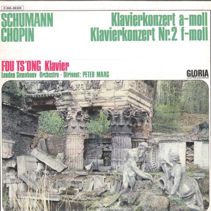 

LP Record FOU TSONG LONDON SYMPHONY ORCHEST Schumann Klavierkonzert Amoll Ch 1C04590323 GLORIA Germany Classical Used