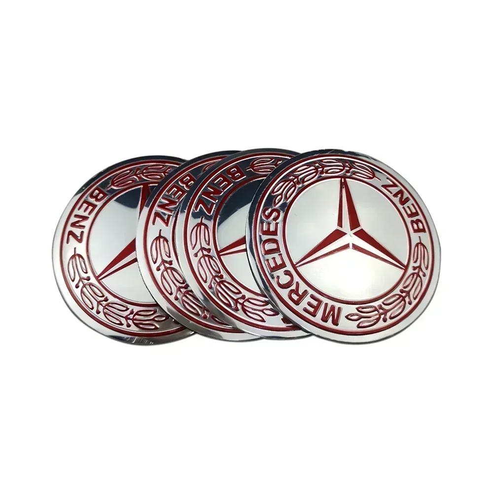 Hot Car Sticker 56mm Car Wheel Center Hub Emblem Sticker for Mercedes Benz W203 W204 W205 W209 W210 W211 W212 W176 W166 W163 W22