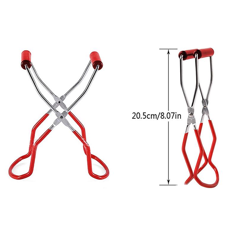 1X Canning Jar Lifter Tang Jar Lifter med grep Håndtak Anti-skli klips