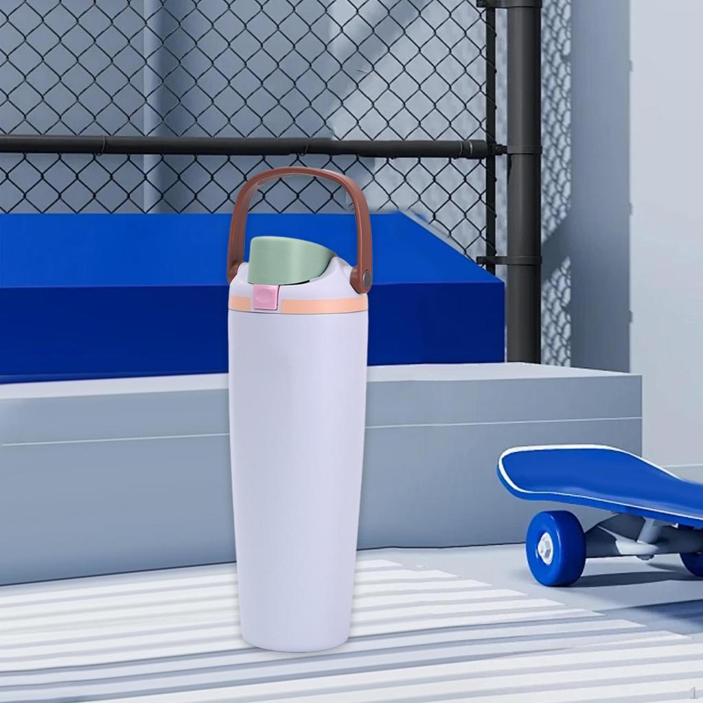 Insulated Water Bottle Lightweight Portable Leakproof Travel Mug Sports for Camping