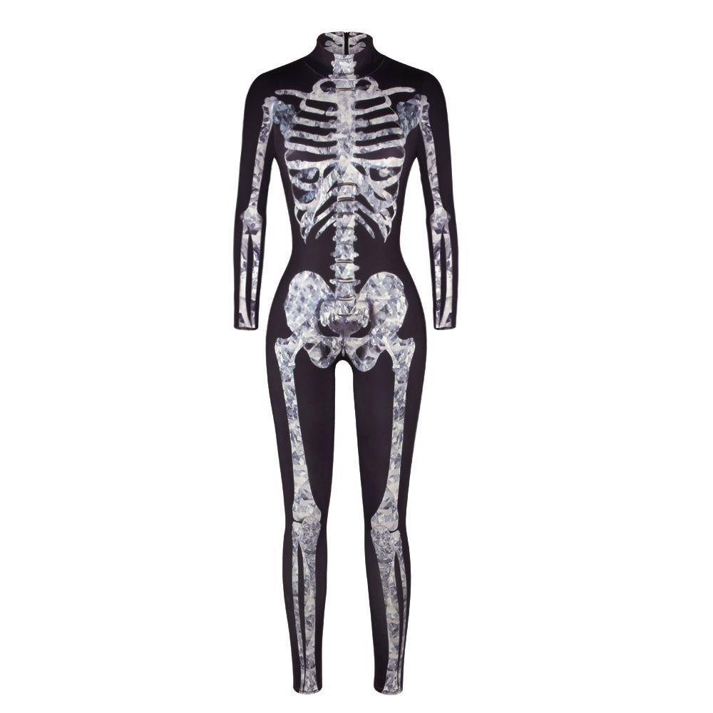 Halloween Spiderman Cosplay Jumpsuit Women's Slim Tights Bodysuit