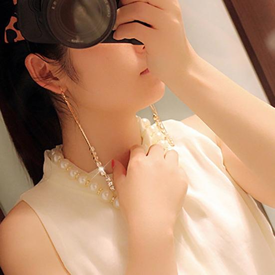 Earrings Tarnish-resistant Elegant Alloy Women Elegant Cocktail Rhinestone Earrings for Party