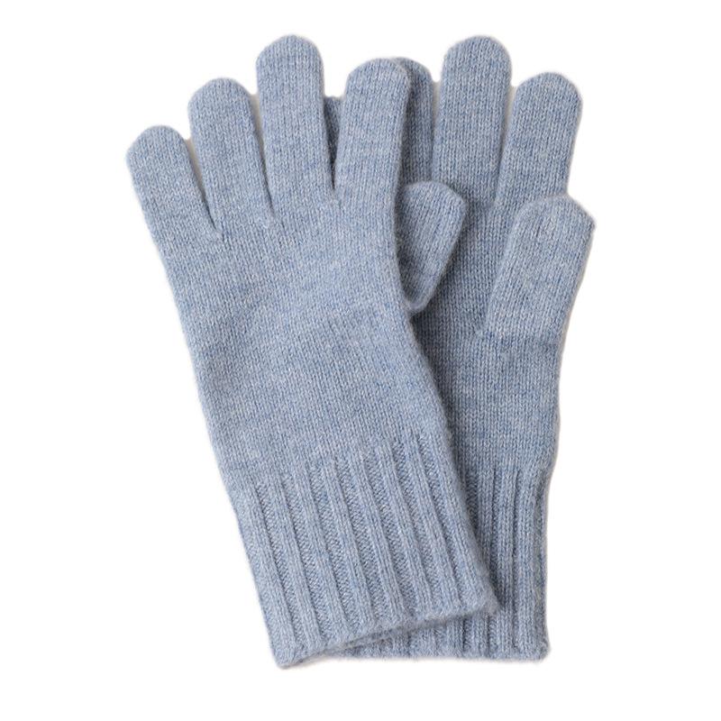 2024 Fall/Winter Women s Wool Fingerless Gloves - Warm, Thick, Multi-color Design