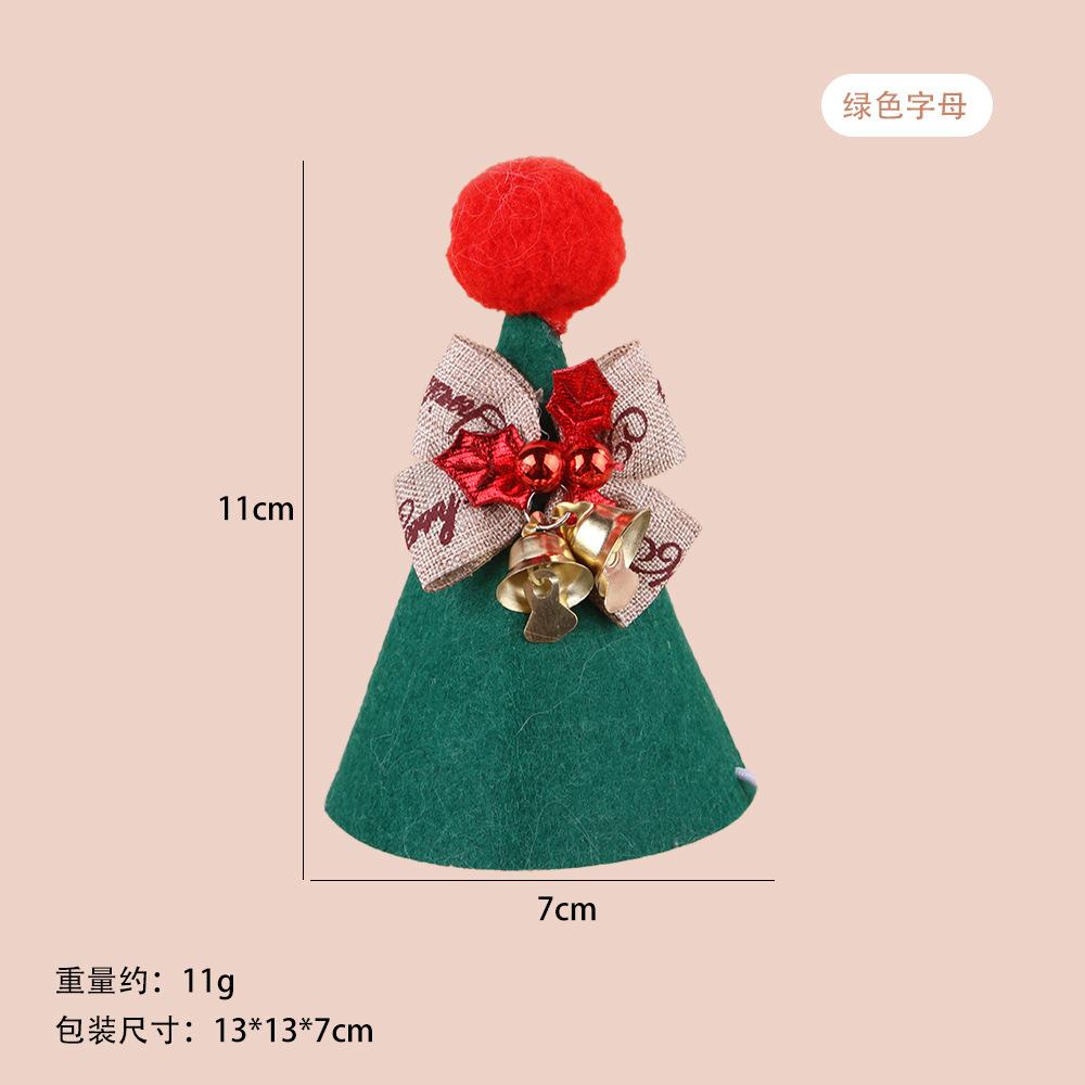 Pet Christmas Cute Small Hat Adjustable Cat Christmas Party Decoration Hat Pet Hat
