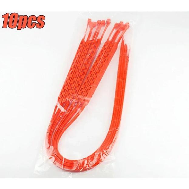 Car Tire Chains Winter Snow Anti-Skid Tyre Cable Ties Auto Outdoor Snow Tire Tyre Anti Skid Chain Emergency Accessories 10pcs