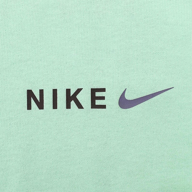 Nike T Shirts Unisex Light Green Crew Neck Moderate HF6172-376