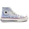 Converse 1970s Slip Resistant, Abrasion Resistant, Waterproof High top Canvas Shoes Unisex White Blue 162056C(Team486-)