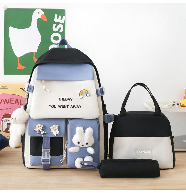 

Школьный рюкзак модный и необычный, а для студентов колледжа и учеников средней школы он легкий, чтобы снизить нагрузку.. Новый школьный рюкзак