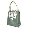 [Kusuguru Japan] Coated Tote Bag, Nekomaruke GR