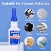 DIY Bastelbedarf Hochfester Sofortkleber Starker Kleber Farblos Universalkleber Schnelltrocknender Kleber 20g/Flasche