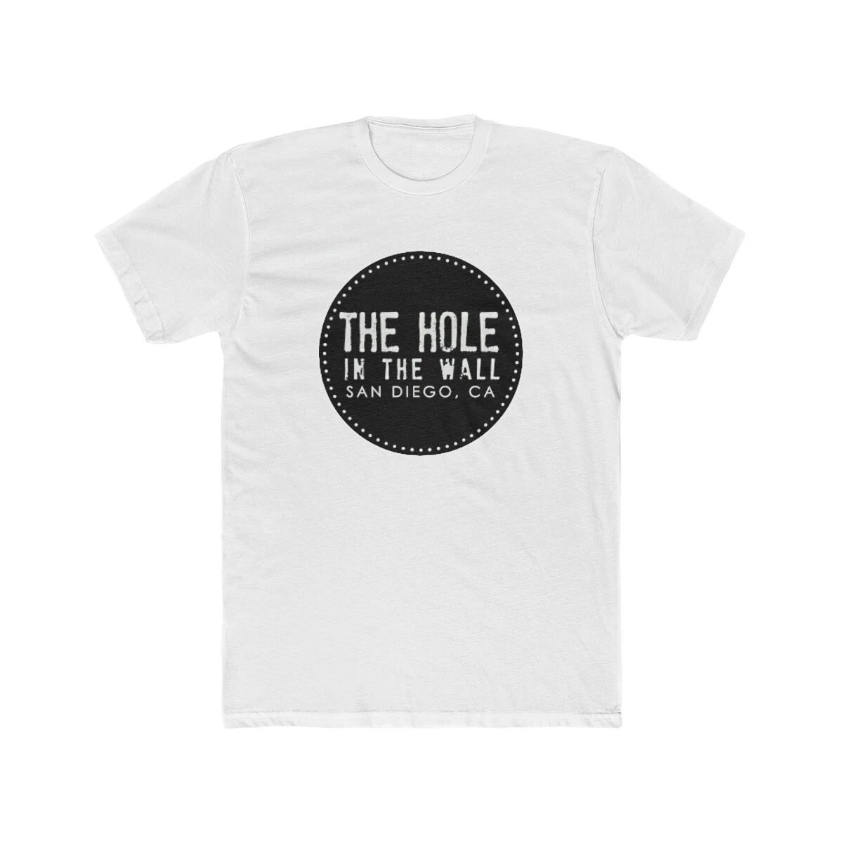 

HOLE in the WALL leather Gay Bar Men s Cotton Crew Tee california San Diego XL