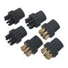 Messing Nylon Dampfreiniger Bürste 4x3cm 6 Stück/Set Zubehör Fittings