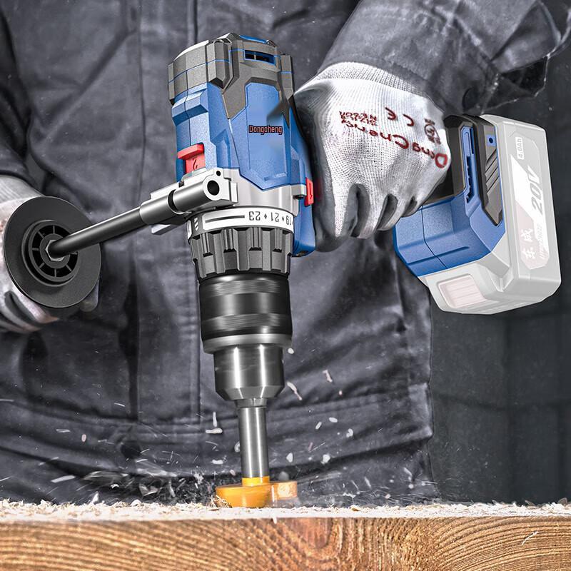 Dongcheng 20V Bezprzewodowa Bezszczotkowa Wiertarko-wkrętarka Elektryczna Wtyczka CN (adapter w zestawie)
