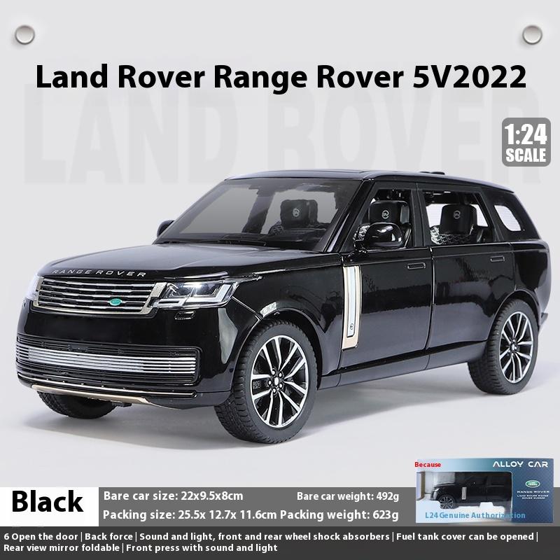 

Diecast 1:24 Land Rover Range Rover SV2022 Alloy SUV Metal Model 6 Doors Opened Pull Back Toy Trendy Collection Gift For Friends