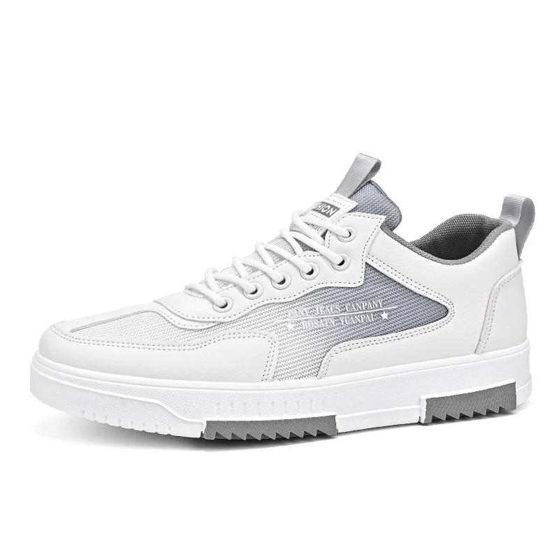 

Men s Shoes with A Two-tone Flat Heel Low Top Round Toe Four-season Large-sized Lace-up Sports and Casual, High-quality Sneakers 44