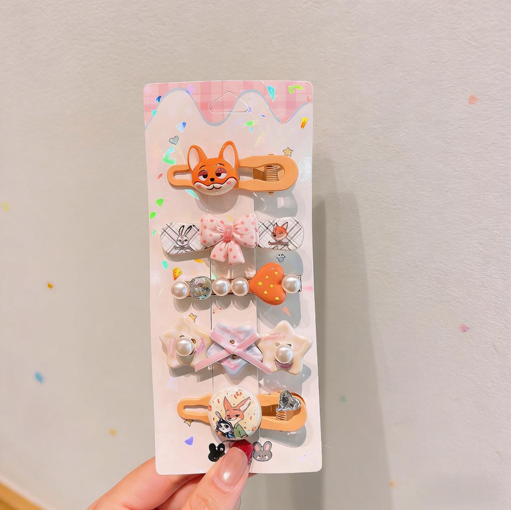 Children'S Hairpin Bag Cloth, Duck Bill Clip Cloth, Bow Root, Princess Hairpin, Cute Little Flower Girl Hair Accessories