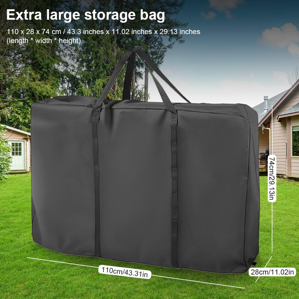 Foldable Wheelchair Bag Wear Resist Oxford Cloth Storage Bag Large Capacity Wheelchair Protective Cover for Folding Furniture