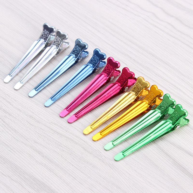 Colorful Aluminum Hairdressing Positioning Clips - Rainbow Perm and Sectioning Clips
