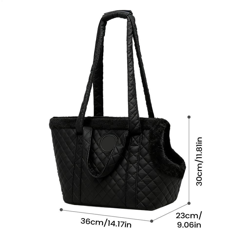 

Dog Bag Carrier Comfortable Waterproof Pouch Pack Pet Bag Carrier For Cats Puppies Kittens Winter Travel Walk Car Outdoor Public чёрный