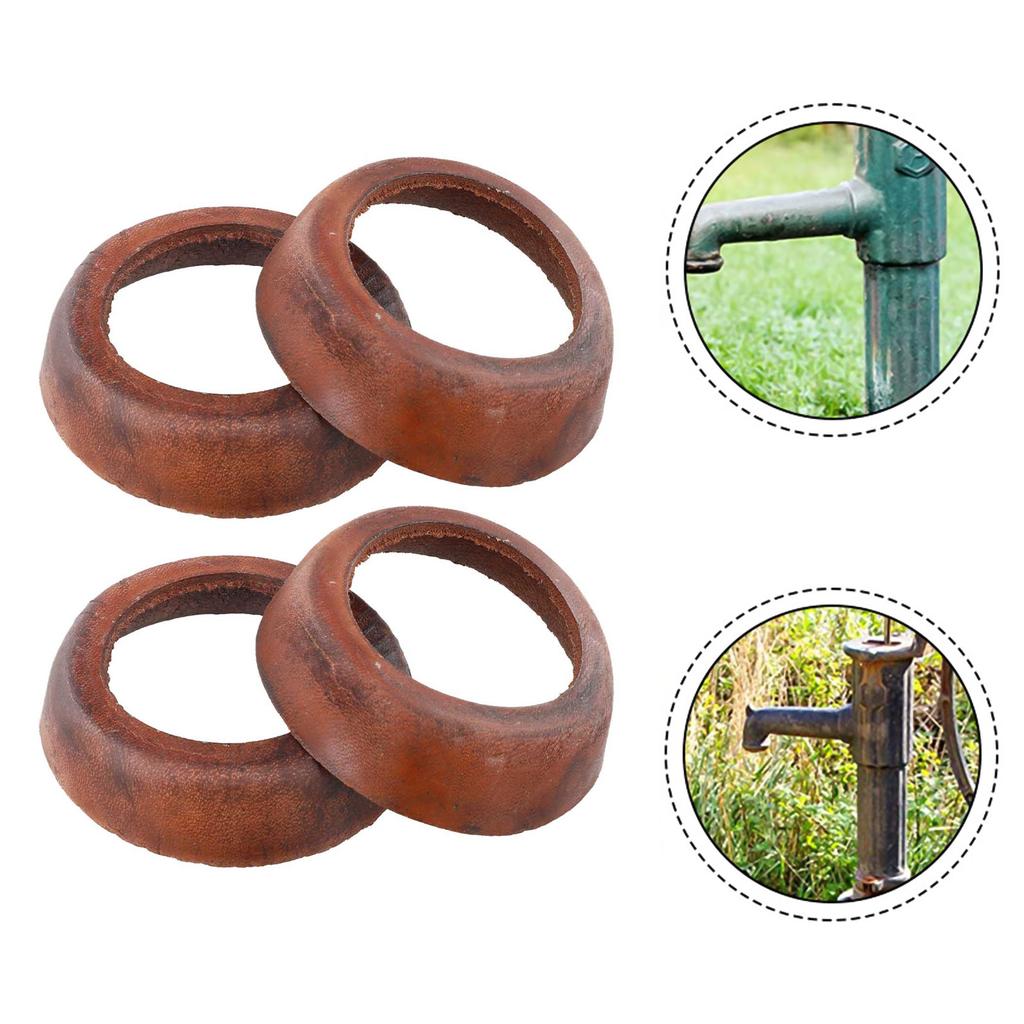 Cowhide Leather Sleeve Leather Cuff Pump 0.16 Inches Thickness 2 Inches Top Dimension Enhanced Sealing Capabilities